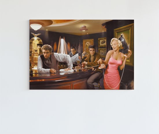 Peinture sur toile - Marilyn Monroe - Décoration murale - Personne célèbre - 150x100 cm