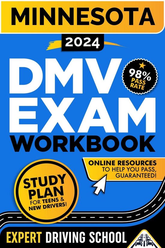 Minnesota DMV Exam Workbook 400+ Practice Questions to Navigate Your