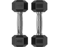 Focus Fitness - Hexa Dumbbells - 4 kg - Set van 2