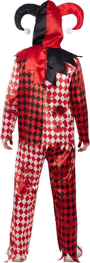 FUNIDELIA Déguisement Scary Bouffon Homme - Taille : XXL - Zwart
