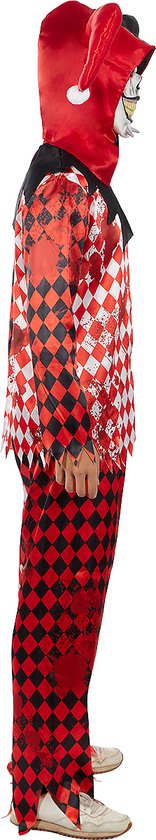 FUNIDELIA Déguisement Scary Bouffon Homme - Taille : XXL - Zwart