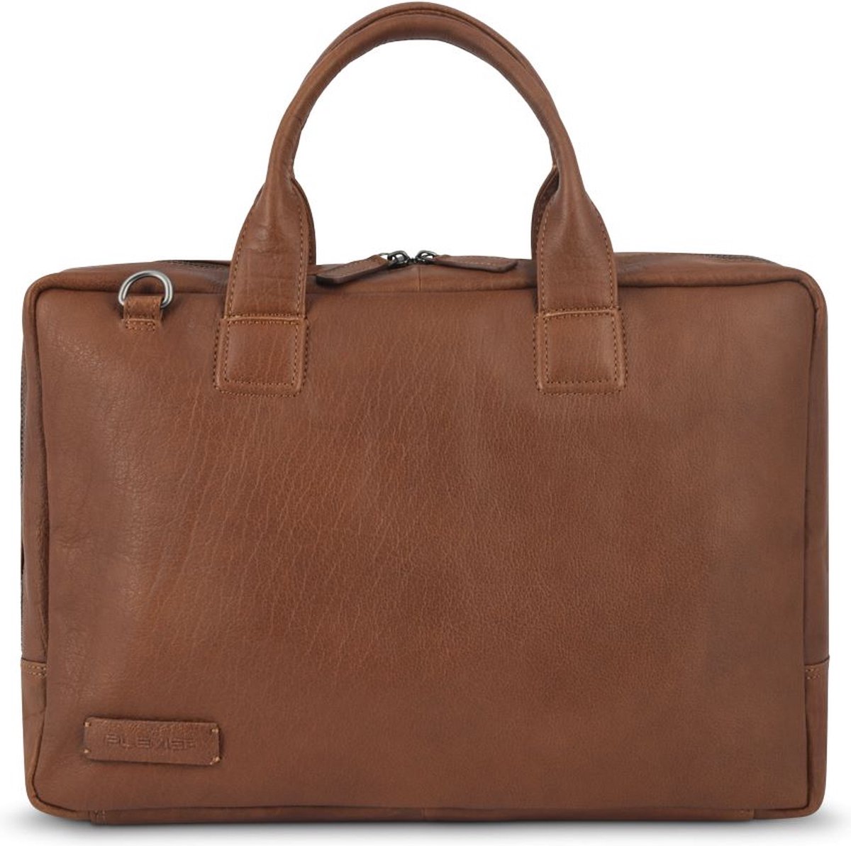 Plevier Basalt businesstas 16 inch cognac.