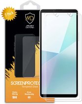 Lot de 2 Protecteurs d'écran Sony Xperia 10 VI - Économiseur d'écran MobyDefend compatible avec les coques - Glas trempé - Plaques de verre adaptées pour Sony Xperia 10 VI