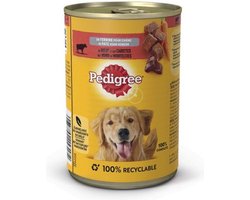 5x Pedigree Blik met rundvlees en worteltjes in paté - 400g