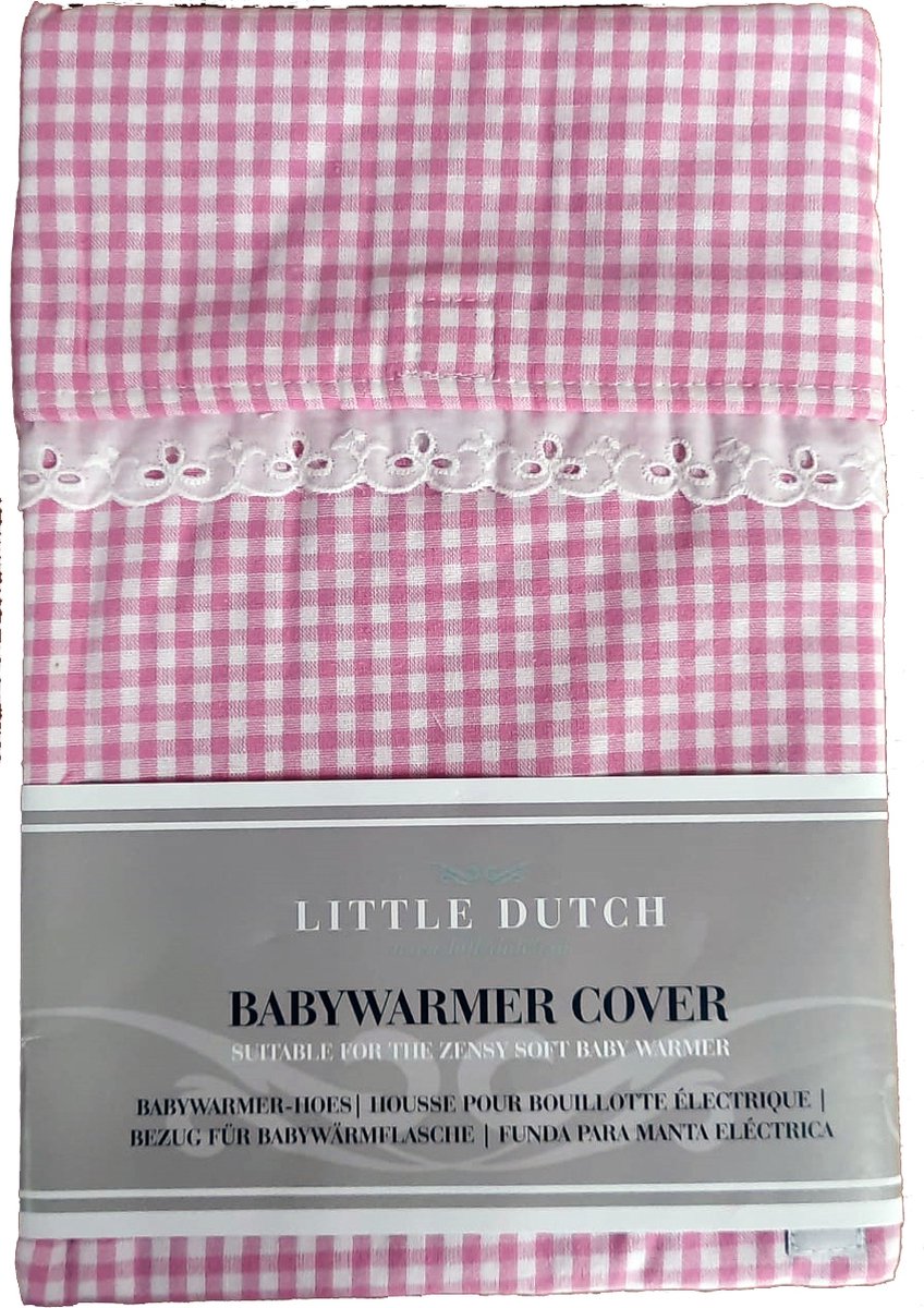 Goedkoopste LITTLE DUTCH – Hoes voor Zensy warmtekussen - roze/wit - geruit