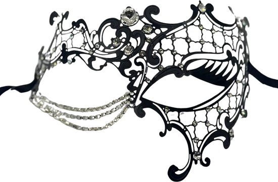 Pendentif Masque Vénitien En Argent 925 – Occasion – Chaîne Incluse – Modèle 4034