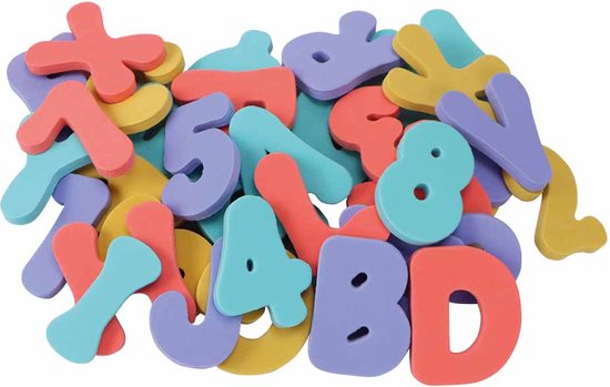 Nûby Badspeeltjes Letters en Cijfers - 12m+