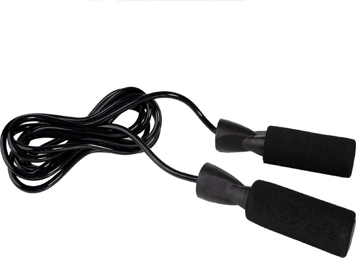 DISEV® - Professioneel Sport Springtouw - Verstelbaar - Crossfit Speedrope - Speedrope - Jump Rope - voor Volwassenen en Kinderen - Zwart