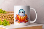 Mok Phantom Fluff - CuteVibes - Adorable - TooCute - CutiePie - Schattig - TeSchattig - Snoezig - Halloween