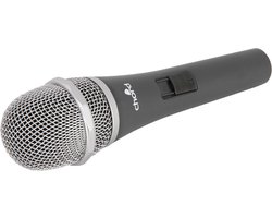 Chord DM04 dynamische microfoon superniervormige voor zang en akoestische instrumenten met metalen behuizing