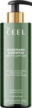 Rozemarijnshampoo voor betere haargroei met keratine, biotine en collageenextract - Rosemary Shampoo - Effectieve rozemarijn shampoo tegen haaruitval, dunner wordend haar en voor betere haargroei
