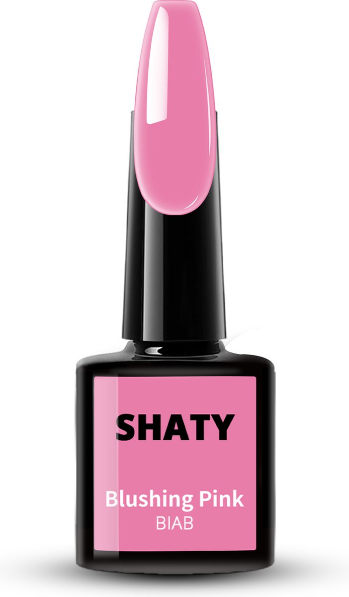 SHATY® BIAB – Builder in a Bottle – BIAB Nagel Builder Gel – BIAB Nagellak – Blushing Pink - HEMA & TPO Free – 8ml