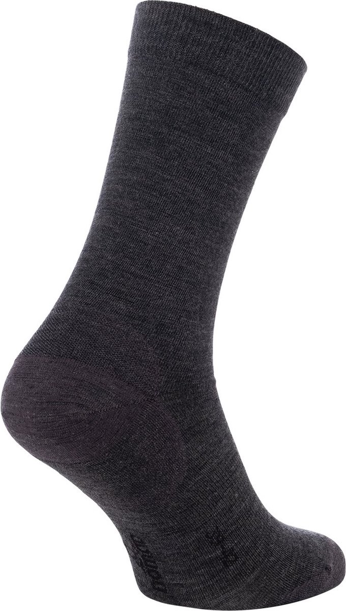 NOMAD® Daily Pro Merino Wol Sokken Maat 43-46 | Donkergrijs | 1-Pack | 63% Merinowol | Dames & Heren Sokken | Naadloos | Anti-Geur | Dagelijks gebruik