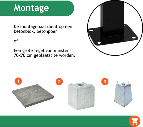 Kunststof montagebeugel 150 mm (2 stuks) (AZ150 Kunststof montagebeugel 150 mm (2 stuks) (AZ150