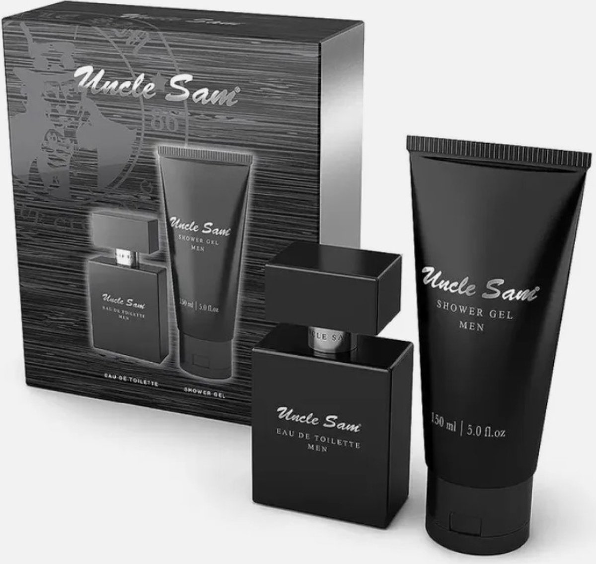 Goedkoopste Uncle Sam geschenkset voor heren eau de toilette shower gel