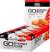 Science in Sport - SIS GO Energy Bake Bar - Strawberry Smaak - Energiereep - 30g Koolhydraten & 10g Fructose - 12 x 50 gram