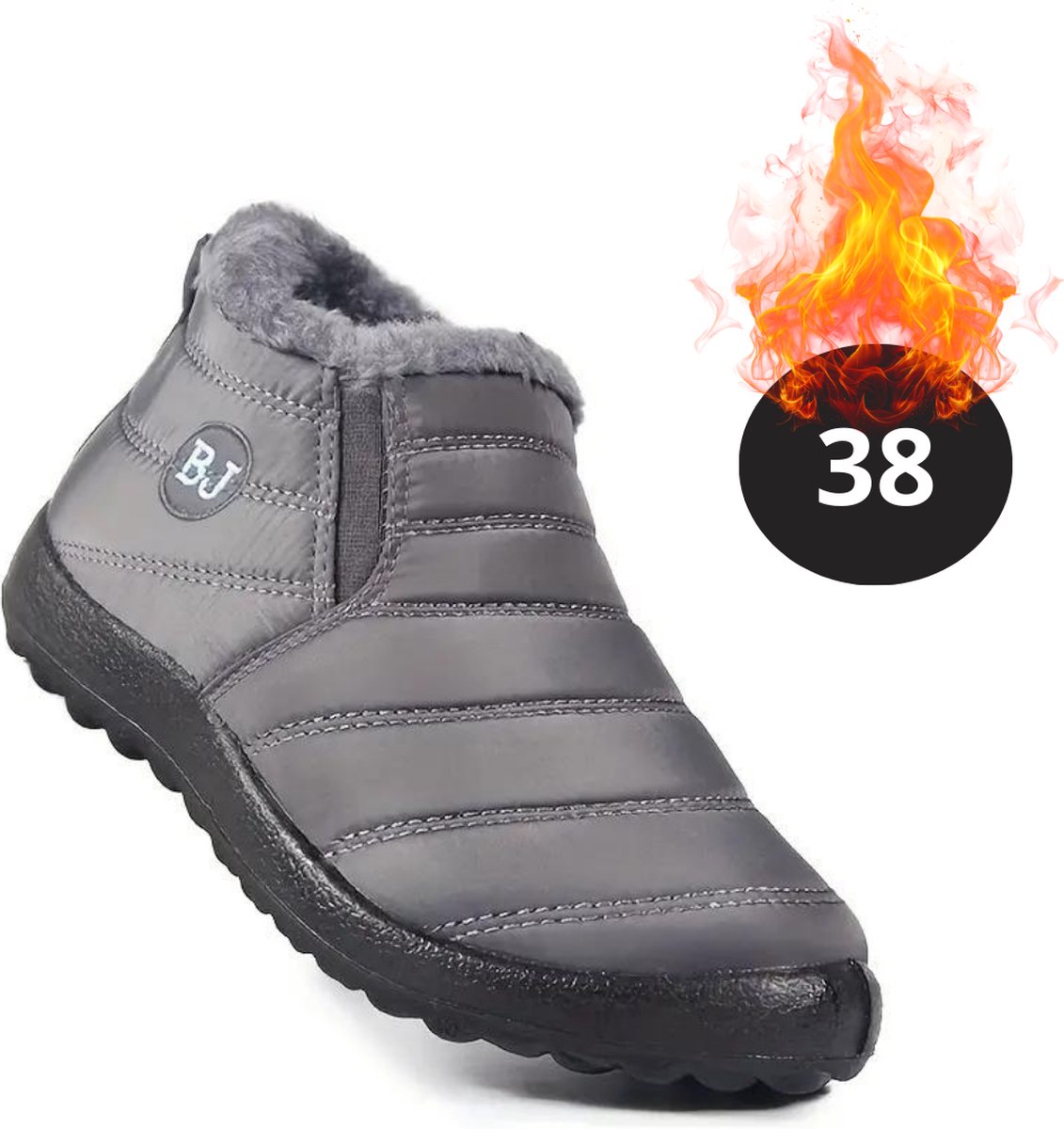 Livano Snowboots Sneeuwschoenen Sneeuwboots Dames Wintersport Ski Skischoenen – 38 Laag Grijs