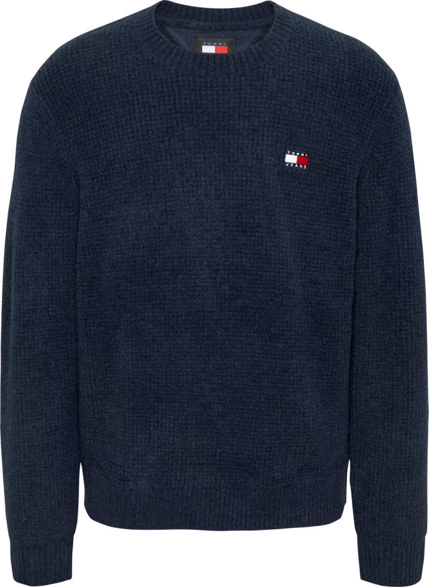 Tommy Jeans Heren Sweaters Waffle Sweater Blauw