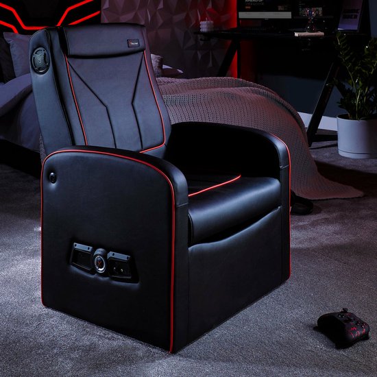 X-Rocker Shift Luxe JR Gamingstoel met Subwoofer Zwart - X-Rocker - €219,95