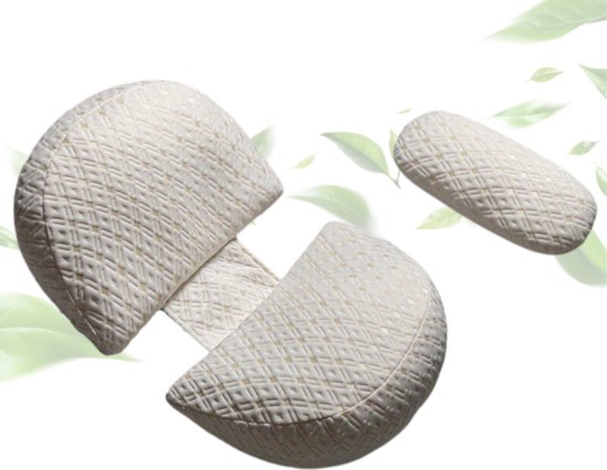 Goedkoopste Bovista Zwangerschapskussen - Zijslaapkussen - Lichaamskussen - Pregnancy Pillow - Maternity Pillow - Wit