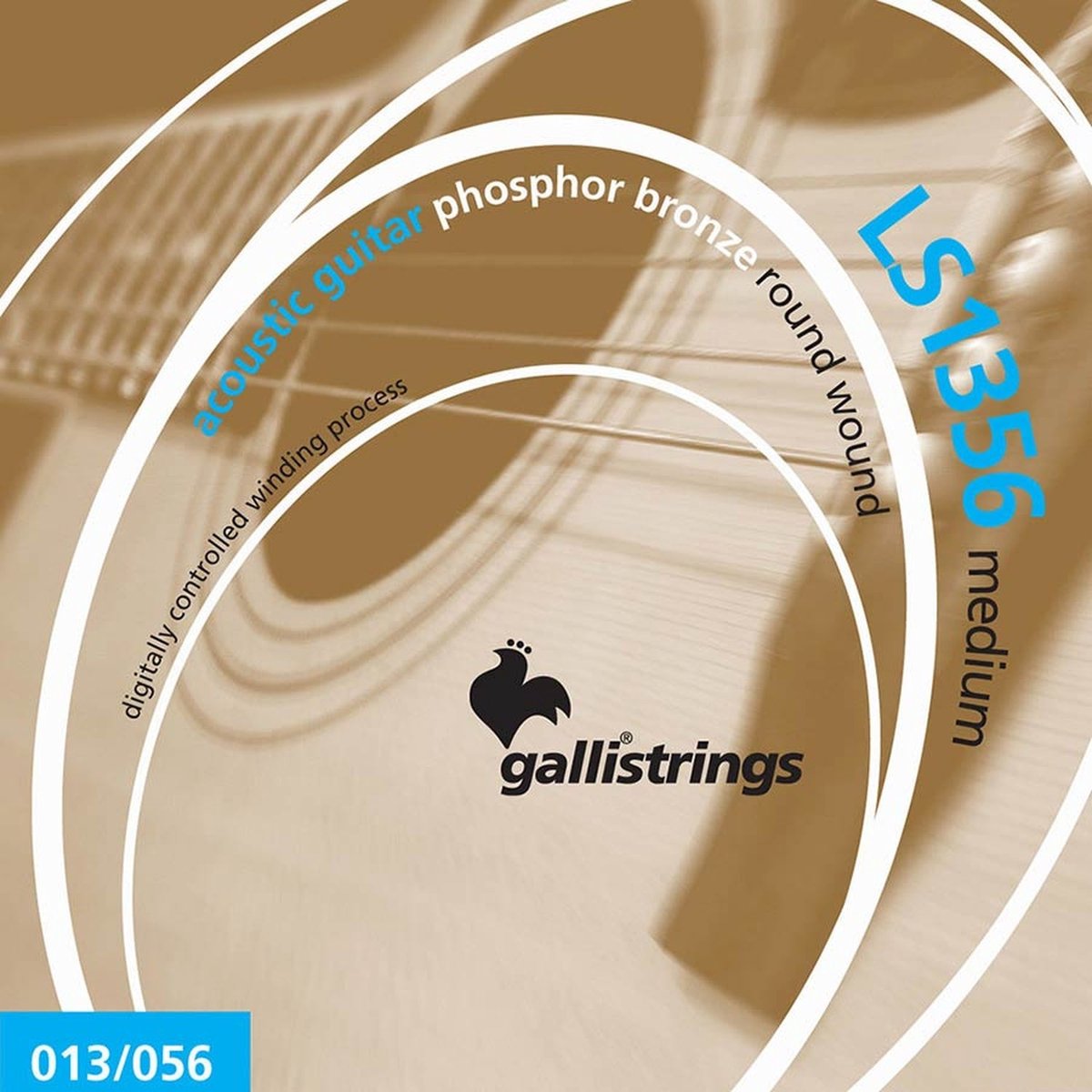 Galli LS1356 Phosphor Bronze Akoestische Gitaar Snaren Medium (013–056)