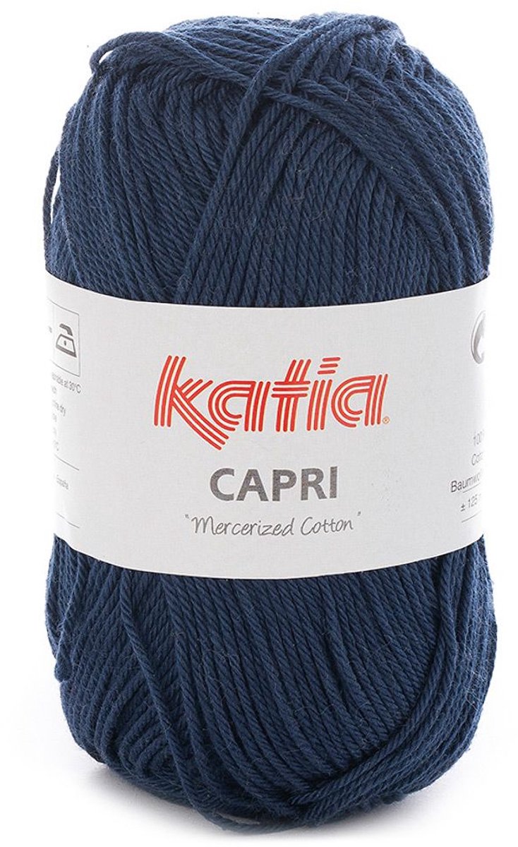 Katia Capri - 82066 donkerblauw - Katoen Garen