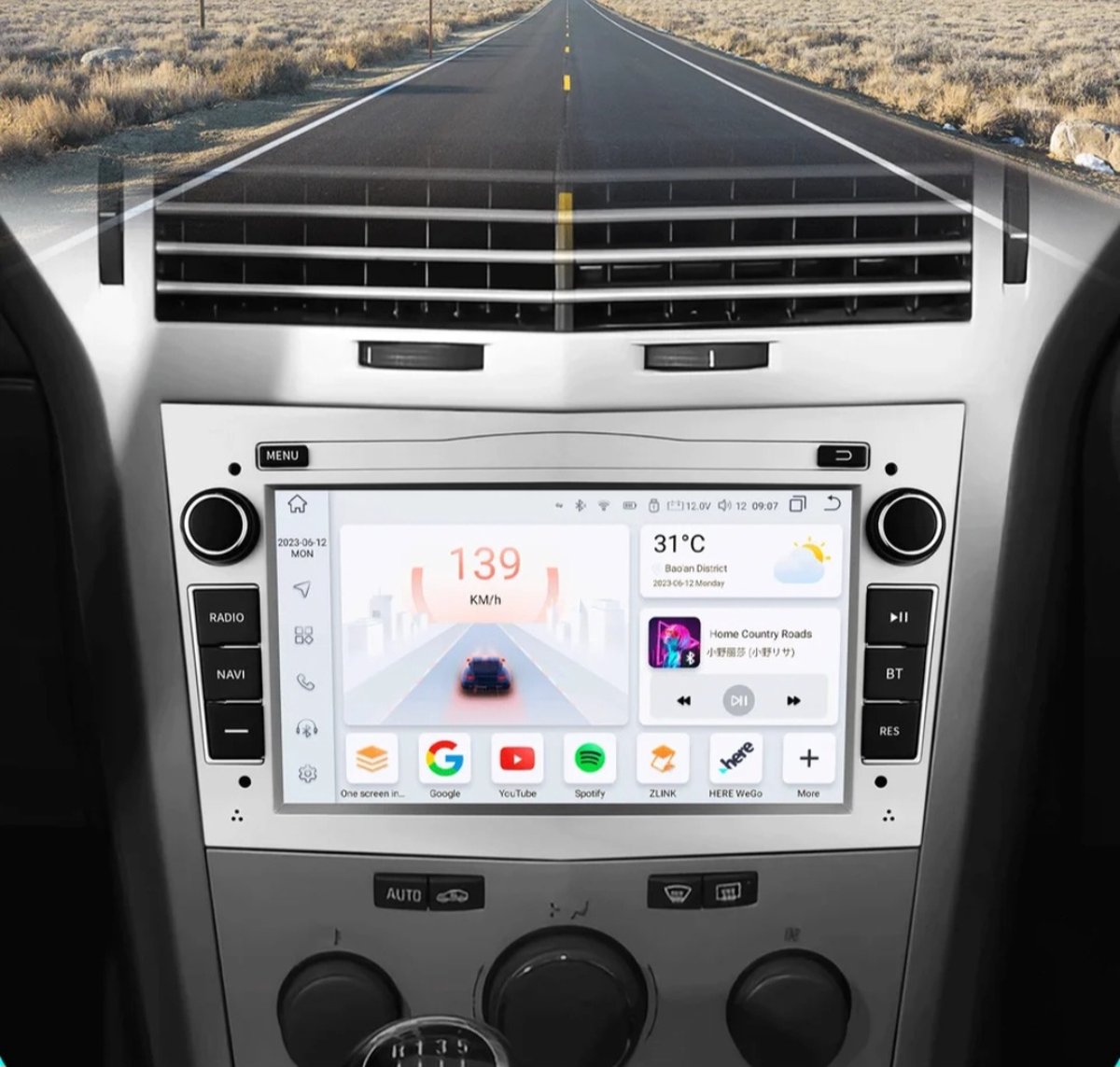 7 inch autoradio Opel Astra H Corsa C/D Agila Combo Antara Vectra Zafira Meriva Vivaro Tigra 1GB 32GB Carplay Android Auto GPS - Afbeelding 2
