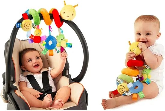 Foto: Leuke activiteit muzikale spiraal wieg kinderwagen autostoel reizen hangend speelgoed baby jongens meisjes rammelt speelgoed