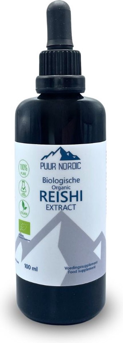 Goedkoopste Biologische Reishi Extract 100ml - Puur Nordic