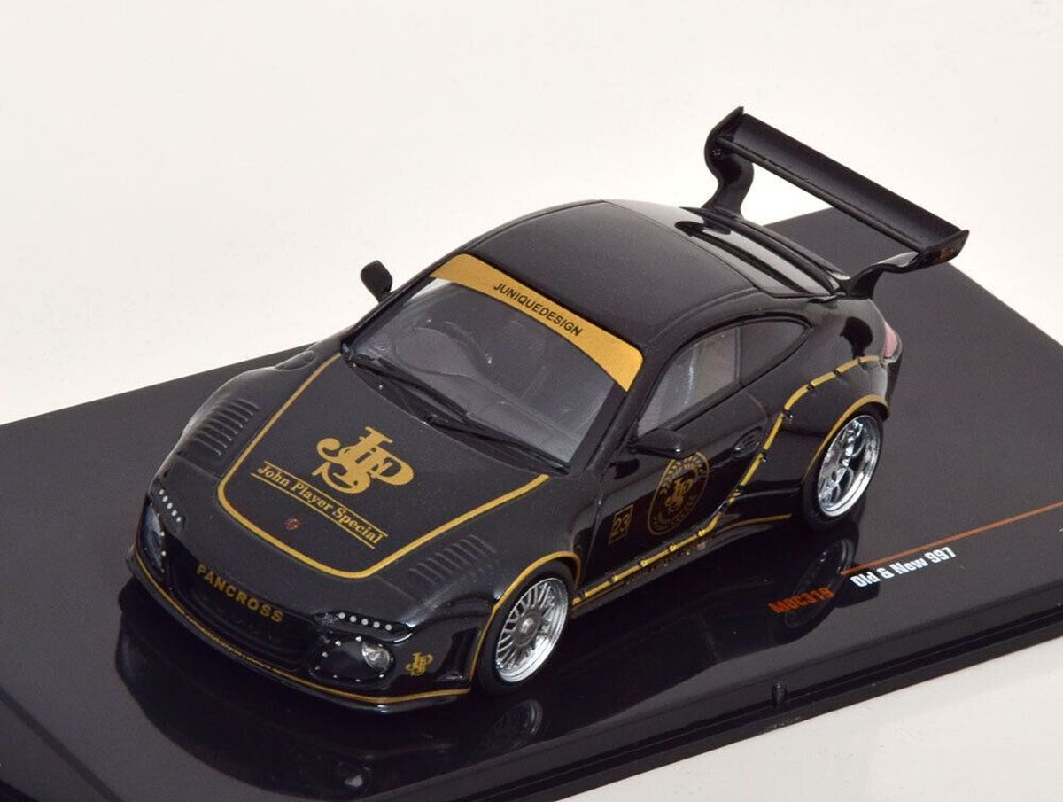 Porsche 997 Coupe JPS 1999 Zwart / Goud