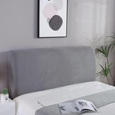 Housse De Tête De Lit En Simili Cuir PU - Protection Extensible Anti-poussière - Noir, 180 Cm - Pour Renover & Décorer