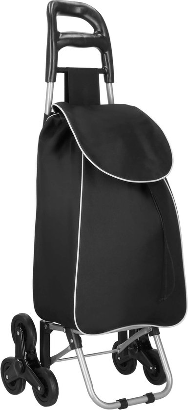 Carlett Lett460 boodschappentrolley 4 wielen, zwart