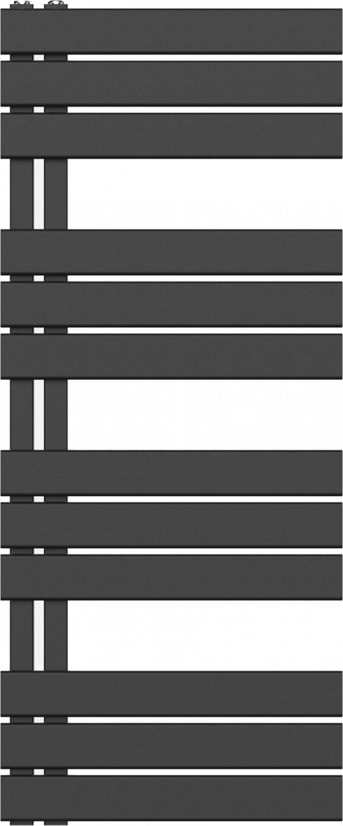 THERMLAND Handdoekradiator, Design, 40x115 cm, ANTRACIET, Radiator, Handdoekrek, Badkamerradiator, Verwarming Badkamer, Handdoekrek Radiator, Badkamerverwarming, Badkamer Radiator, Designradiator