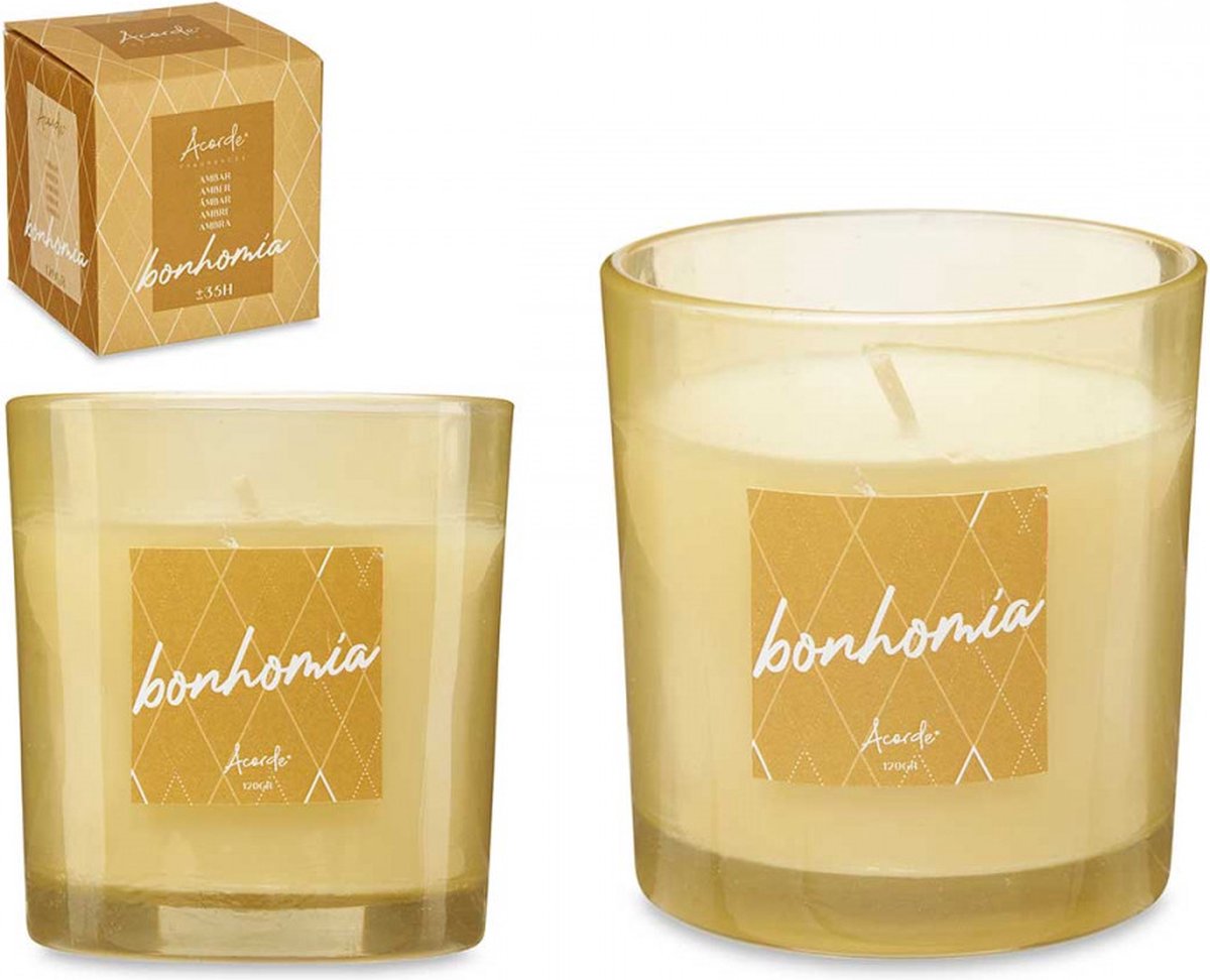 Acorde - amber geurkaars - kaars met Amber geur - 120 gram - 35 branduren