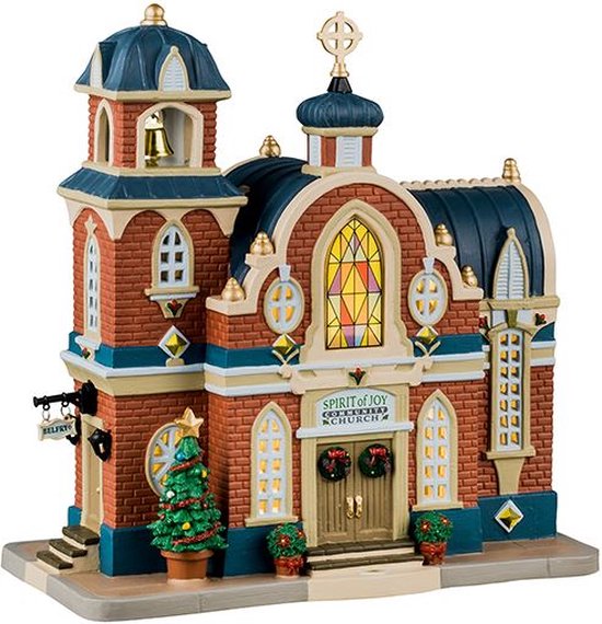 Lemax - 'Spirit Of Joy Community Church' - Verlicht gebouw