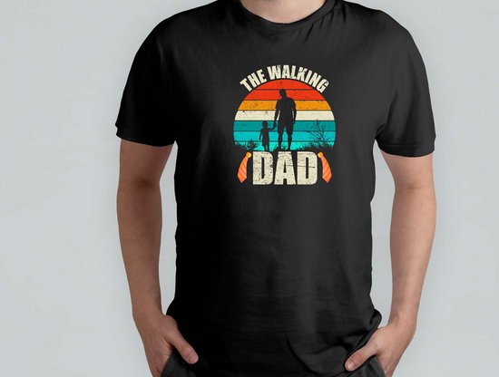 THE WALKING DAD - T Shirt - cadeau - gift - vader - dad - beste vader ter wereld - verjaardag - vaderdag - best dad in the world - father - liefde - cute