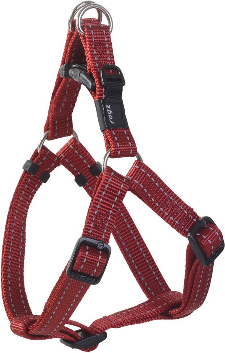 Rogz Utility Step-In Tuig - Hondenharnas - Rood 53-76x2 Cm L