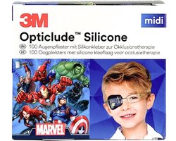 3M Opticlude Silicone oogpleisters Disney Midi Boys 100 stuks