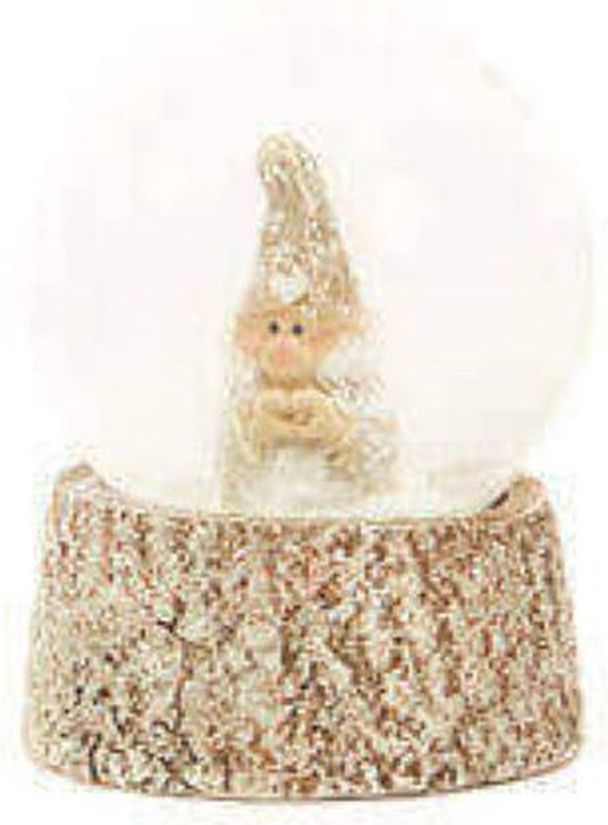 Firenze Bloemenatelier - Sneeuwbol kerstman - Kerst - Kerstdecoratie - 1 stuks