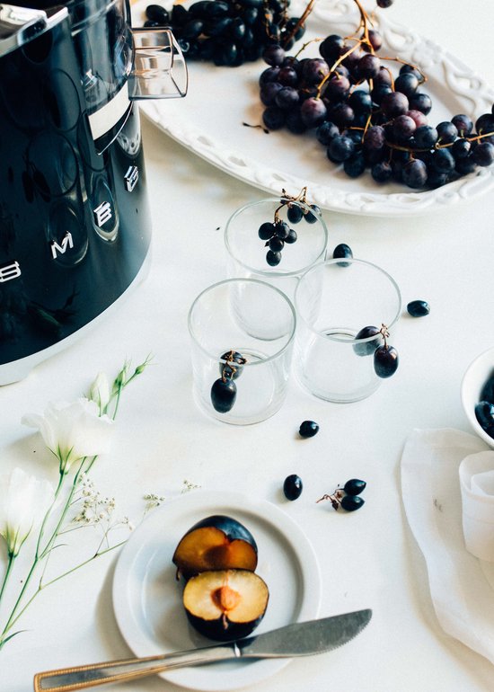 Smeg SJF01BLEU - slowjuicer - Zwart | bol