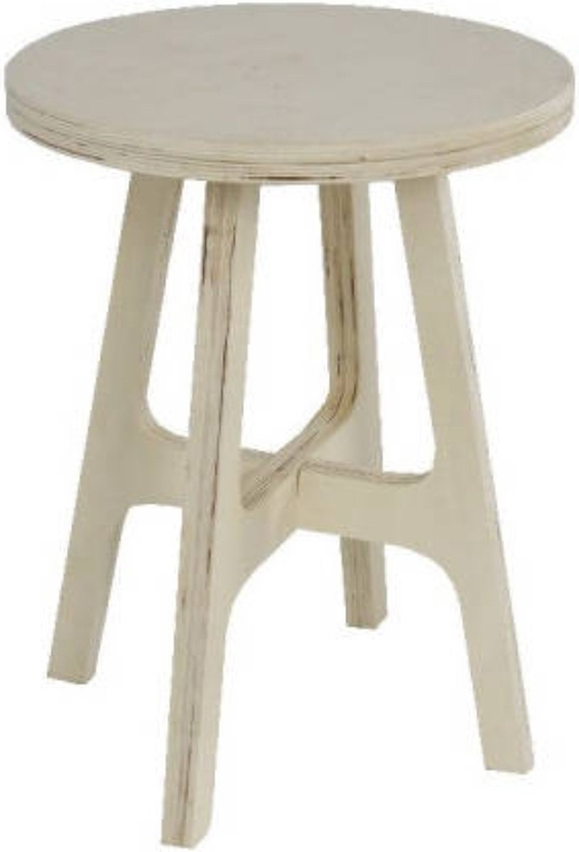 Ronde kruk Simplicity - Beige