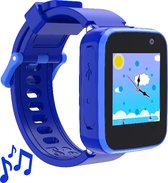 Bol.com Soundlogic Smartwatch Kinderen met Spelletjes - Kinderhorloge Jongen - Kinder Smartwatch - Blauw aanbieding