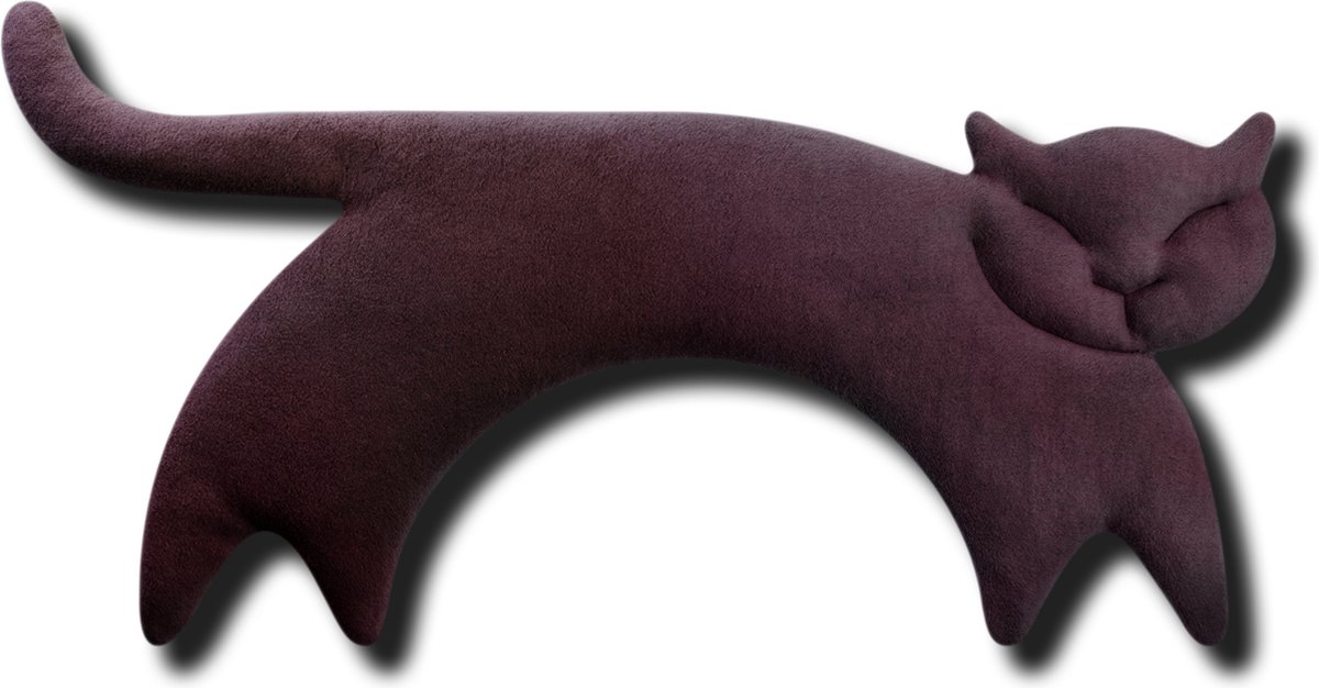Goedkoopste Leschi Warming Pillow Clara the Cat - Eggplant