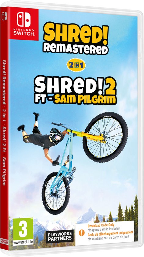 Shred! Remastered & Shred 2! Ft Sam Pilgrim - Nintendo Switch (Code in the Box)