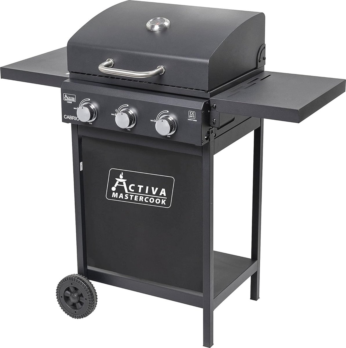 Gasbarbecue met 3 branders en verchroomd grillrooster – 8,1 kW