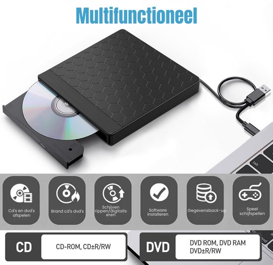 Universele CD-speler Voor De Auto Met Afstandsbediening En Usb