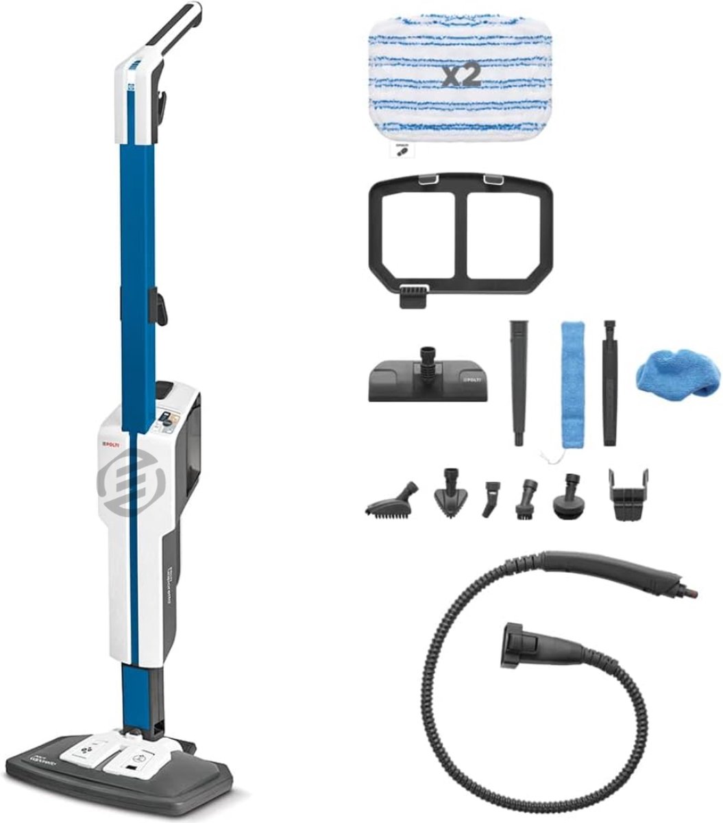 Equivera Stoomdweil - Steam Cleaner - Stoomreiniger - Tapijtreiniger - Vloerreiniger - Elektrische Dweil - Vlekkenreiniger - Dwijl