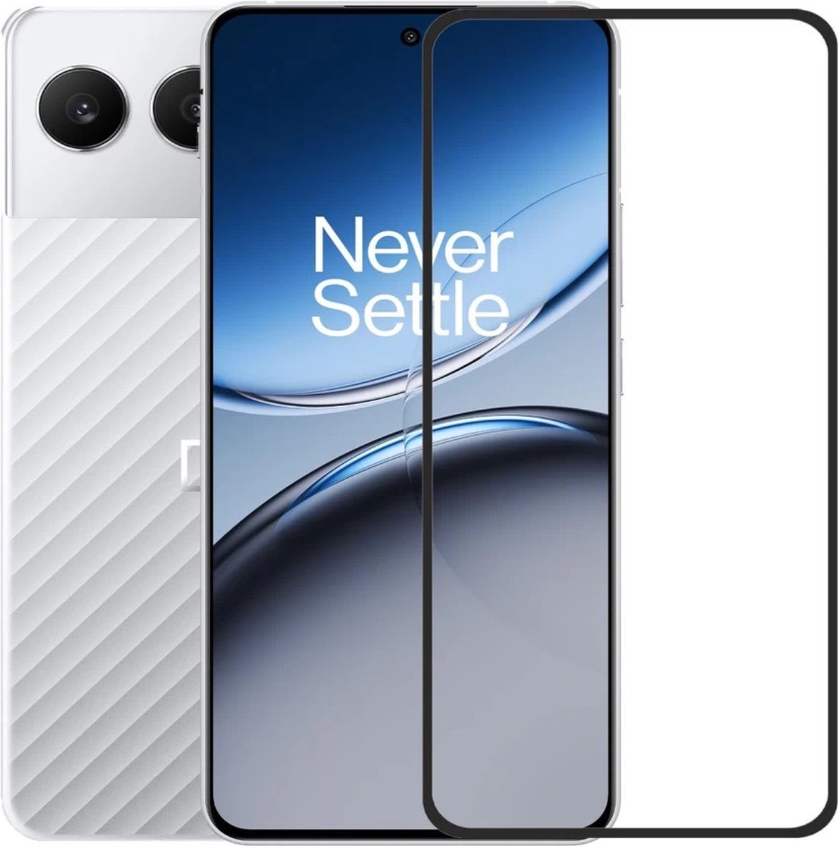 Full Cover Full Glue Glass Screen Protector for OnePlus Nord 4 _ Black Edge
