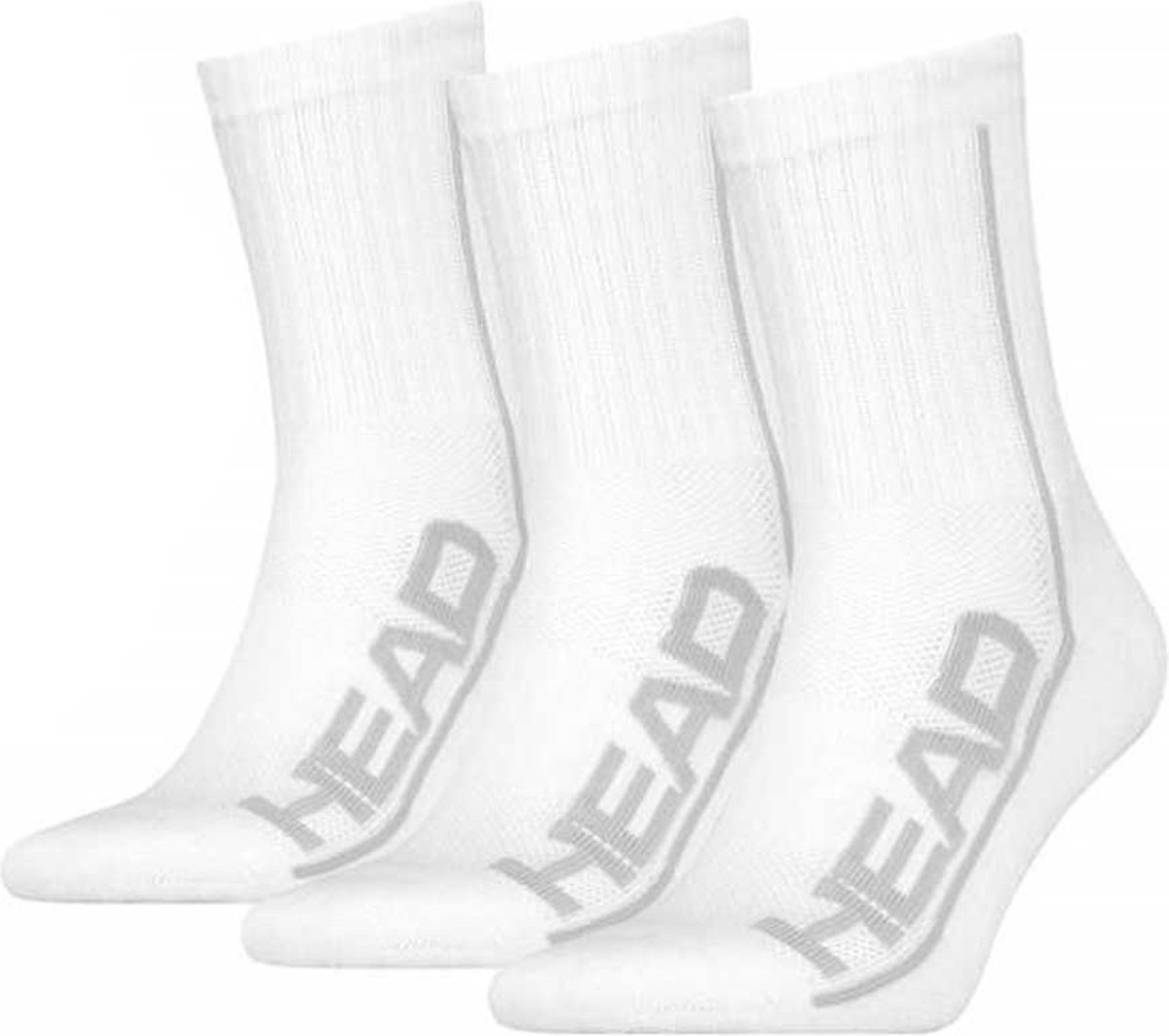 Head Performance Sock 3-Pack sportsokken – Unisex Wit