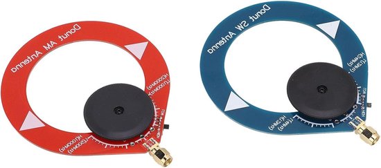 2 Stuks Donut AM MW SW Antenne PCB Loop Radio Antenne Lichtgewicht Draagbare Antenne voor Kortegolf Radio